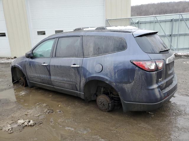 1GNKVFED8DJ167836 - 2013 CHEVROLET TRAVERSE LS BLUE photo 2