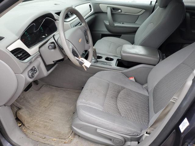 1GNKVFED8DJ167836 - 2013 CHEVROLET TRAVERSE LS BLUE photo 7