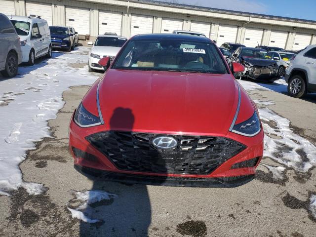 5NPEH4J21MH076017 - 2021 HYUNDAI SONATA LIMITED RED photo 5