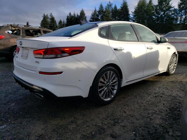 5XXGV4L22KG313492 - 2019 KIA OPTIMA SXL WHITE photo 3