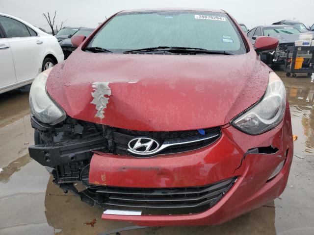 5NPDH4AE4DH429310 - 2013 HYUNDAI ELANTRA GLS RED photo 5