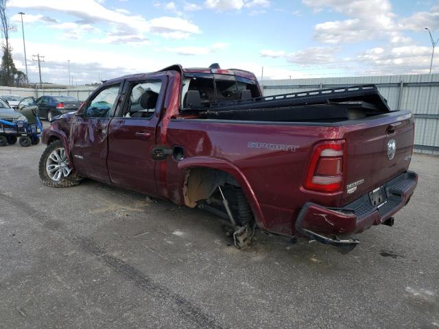 1C6SRFJT9LN207091 - 2020 RAM 1500 LARAMIE RED photo 2