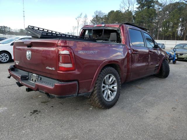 1C6SRFJT9LN207091 - 2020 RAM 1500 LARAMIE RED photo 3