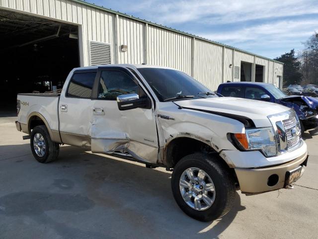 1FTFW1ET5BFD36048 - 2011 FORD F150 SUPERCREW WHITE photo 4