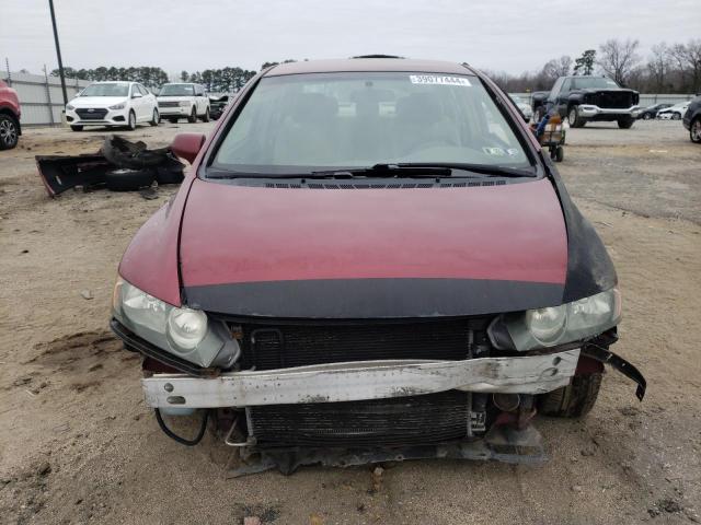 1HGFA16566L045355 - 2006 HONDA CIVIC LX MAROON photo 5