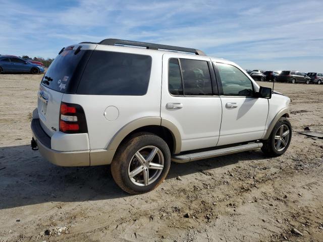 1FMEU7E86AUA22768 - 2010 FORD EXPLORER EDDIE BAUER WHITE photo 3