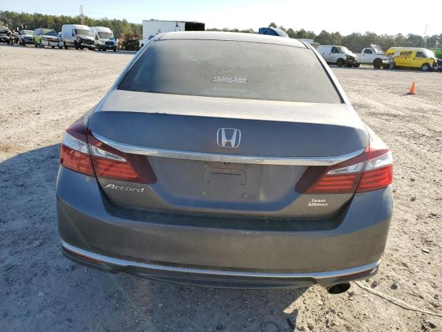 1HGCR2F34HA260165 - 2017 HONDA ACCORD LX GRAY photo 6