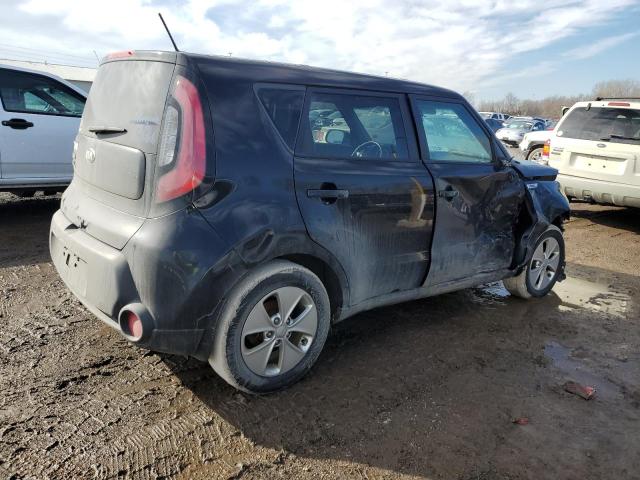 KNDJN2A20F7814070 - 2015 KIA SOUL BLACK photo 3