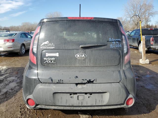 KNDJN2A20F7814070 - 2015 KIA SOUL BLACK photo 6