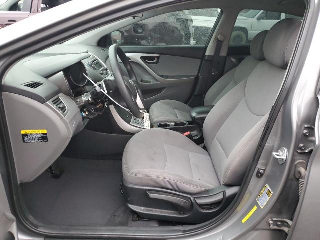 5NPDH4AE1DH398601 - 2013 HYUNDAI ELANTRA GLS GRAY photo 7