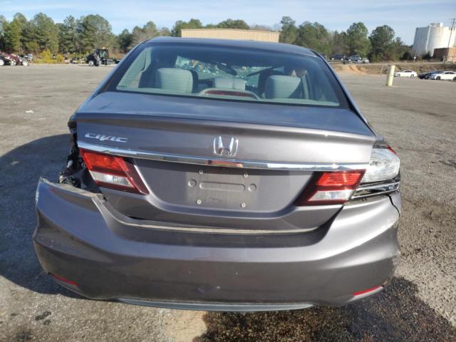 19XFB2F86FE075010 - 2015 HONDA CIVIC EX GRAY photo 6