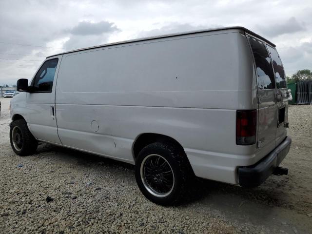 1FTRE14W65HA91832 - 2005 FORD ECONOLINE E150 VAN WHITE photo 2