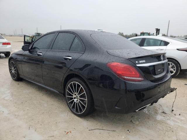 55SWF8DB3KU294774 - 2019 MERCEDES-BENZ C 300 BLACK photo 2