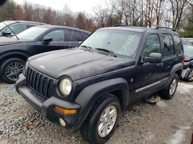 1J4GL48K04W204071 - 2004 JEEP LIBERTY SPORT BLACK photo 1