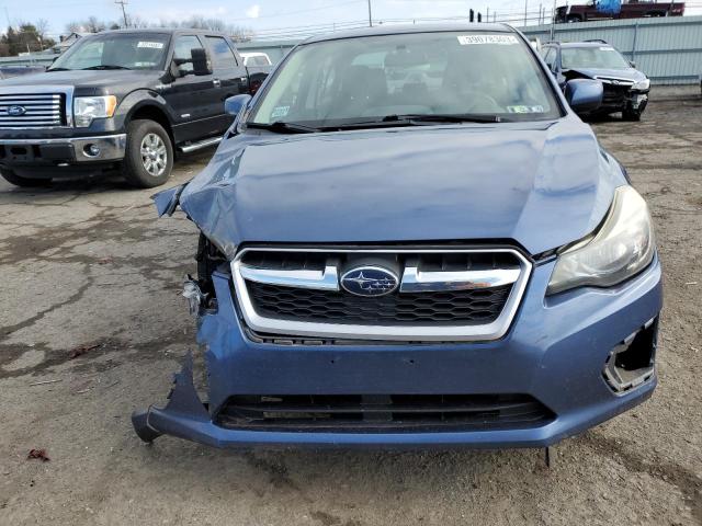 JF1GJAC65CH014330 - 2012 SUBARU IMPREZA PREMIUM BLUE photo 5