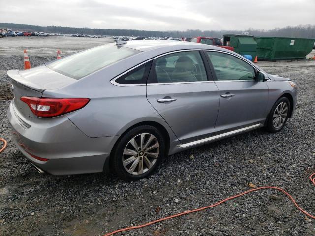 5NPE34AF6FH137298 - 2015 HYUNDAI SONATA SPORT SILVER photo 3