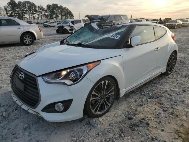 KMHTC6AE4GU263284 - 2016 HYUNDAI VELOSTER TURBO WHITE photo 1