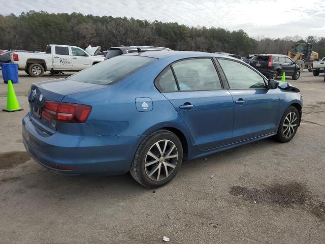 3VWD67AJ8GM243866 - 2016 VOLKSWAGEN JETTA SE BLUE photo 3