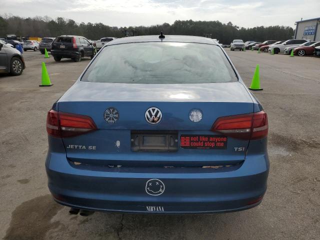 3VWD67AJ8GM243866 - 2016 VOLKSWAGEN JETTA SE BLUE photo 6