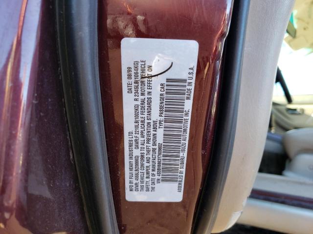 4S3BH6863Y7609602 - 2000 SUBARU LEGACY OUTBACK LIMITED MAROON photo 13