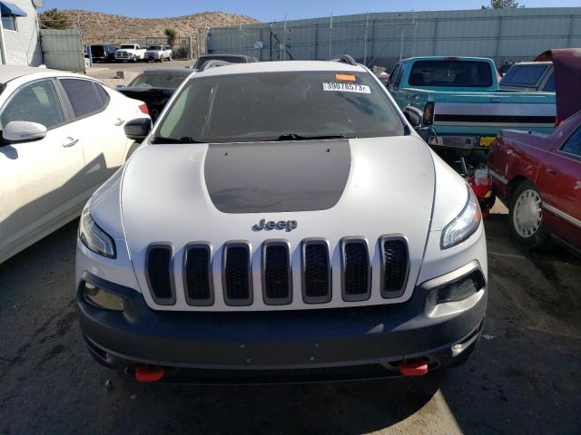 1C4PJMBX4JD521178 - 2018 JEEP CHEROKEE TRAILHAWK WHITE photo 5