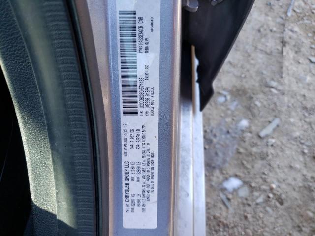 1C3CCBCG9DN574439 - 2013 CHRYSLER 200 LIMITED GRAY photo 12