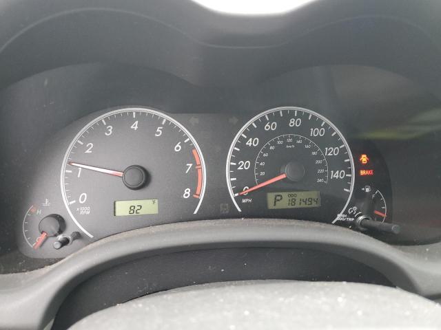 1NXBU4EE1AZ297116 - 2010 TOYOTA COROLLA LE BASE GRAY photo 9