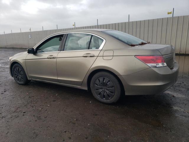 1HGCP263X8A108493 - 2008 HONDA ACCORD LX GOLD photo 2