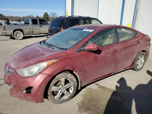 KMHDH4AE3DU566952 - 2013 HYUNDAI ELANTRA GLS MAROON photo 1