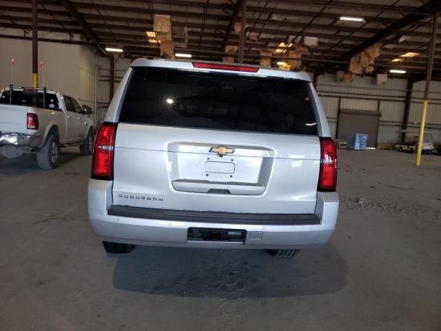 1GNSCHKC0JR394996 - 2018 CHEVROLET SUBURBAN C1500 LT SILVER photo 6