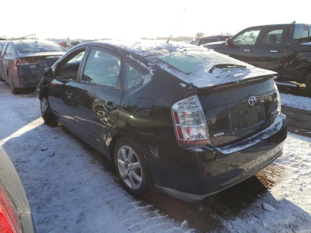 JTDKB20U277659510 - 2007 TOYOTA PRIUS BLACK photo 2