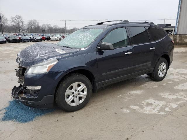 1GNKRFED3GJ251264 - 2016 CHEVROLET TRAVERSE LS BLUE photo 1