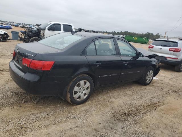 5NPET46C39H512356 - 2009 HYUNDAI SONATA GLS BLACK photo 3