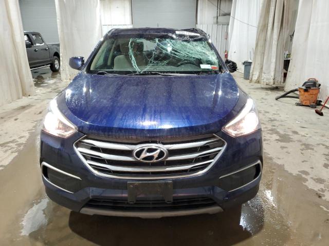 5XYZTDLB8JG564509 - 2018 HYUNDAI SANTA FE S BLUE photo 5