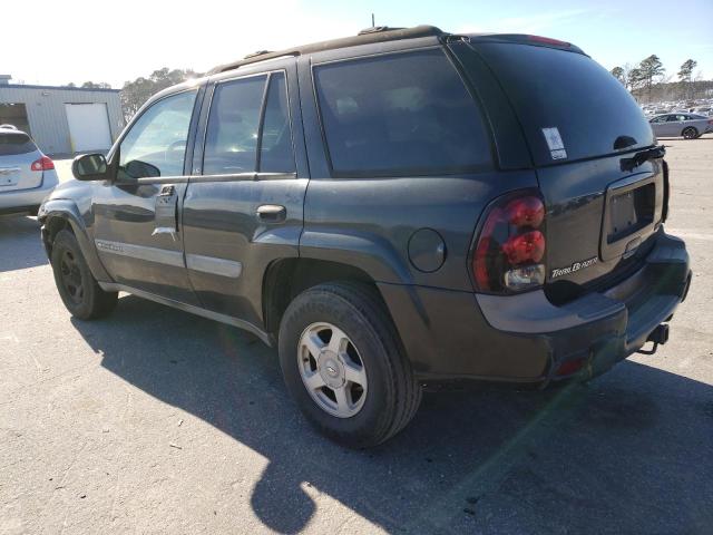 1GNDS13S832261083 - 2003 CHEVROLET TRAILBLAZE BLUE photo 2