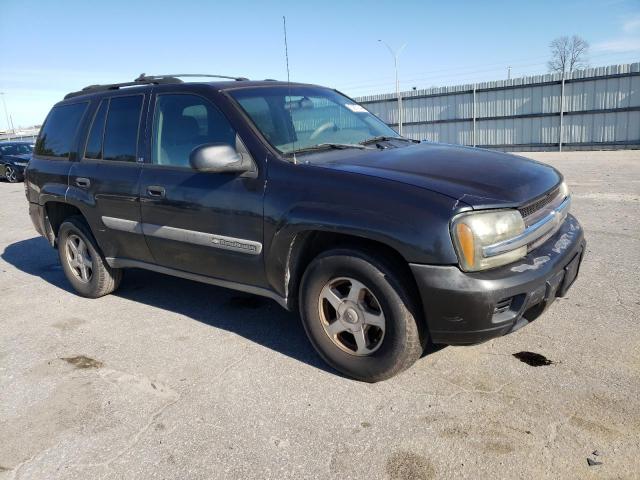 1GNDS13S832261083 - 2003 CHEVROLET TRAILBLAZE BLUE photo 4