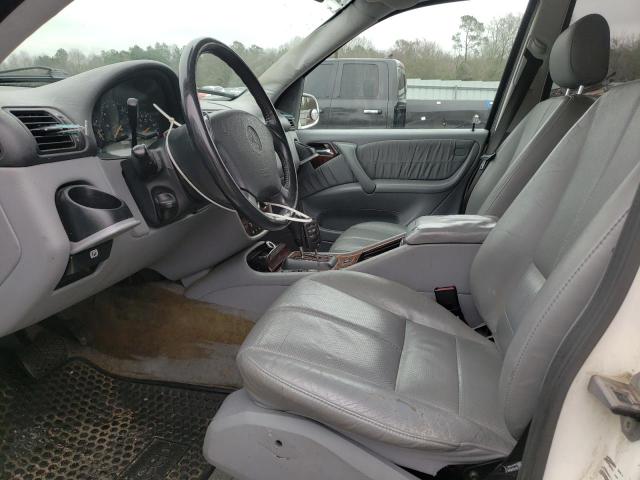 4JGAB54E42A354713 - 2002 MERCEDES-BENZ ML 320 WHITE photo 7