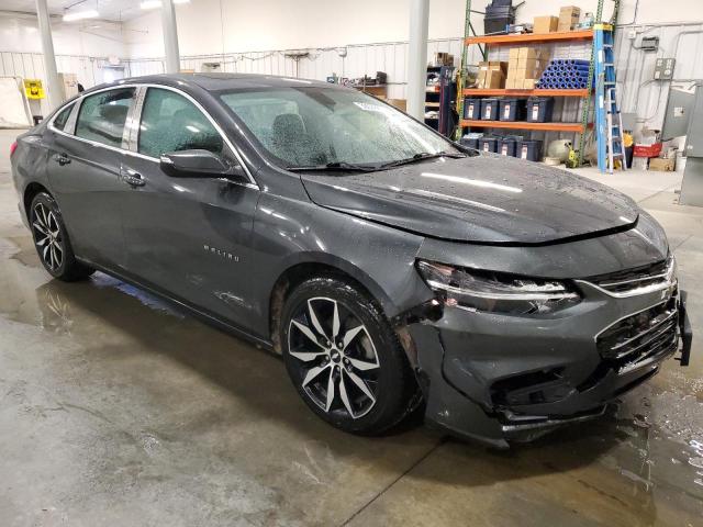 1G1ZE5STXHF272926 - 2017 CHEVROLET MALIBU LT GRAY photo 4