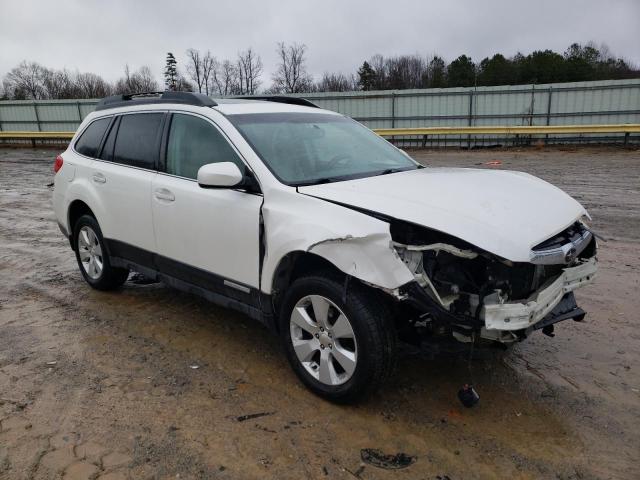 4S4BRCKC2B3343669 - 2011 SUBARU OUTBACK 2.5I LIMITED WHITE photo 4