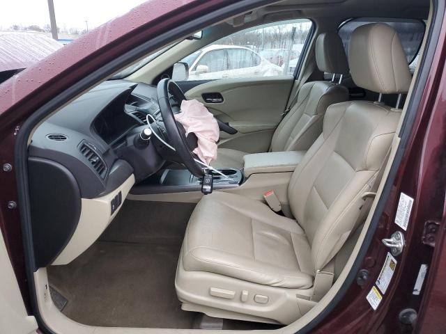 5J8TB4H37EL015597 - 2014 ACURA RDX BURGUNDY photo 7