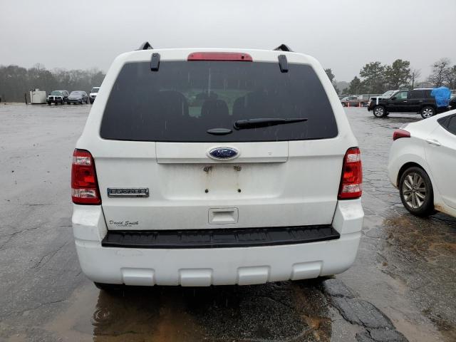 1FMCU0D78BKB74782 - 2011 FORD ESCAPE XLT WHITE photo 6