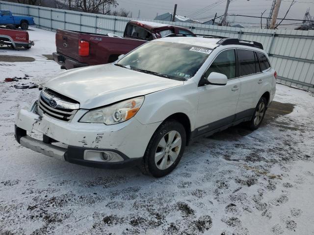 4S4BRBJC9B3367768 - 2011 SUBARU OUTBACK 2.5I LIMITED WHITE photo 1