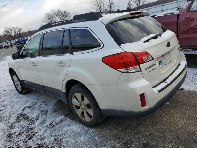 4S4BRBJC9B3367768 - 2011 SUBARU OUTBACK 2.5I LIMITED WHITE photo 2