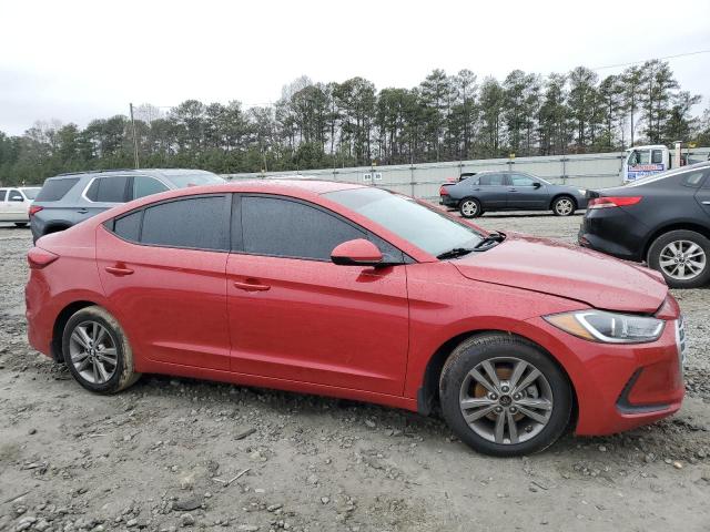 5NPD84LF5JH287888 - 2018 HYUNDAI ELANTRA SEL RED photo 4