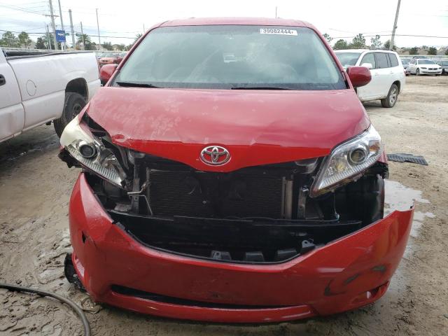 5TDKK3DC4BS004514 - 2011 TOYOTA SIENNA LE RED photo 5