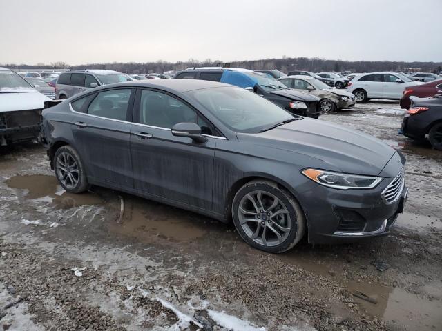 3FA6P0CD3LR154572 - 2020 FORD FUSION SEL CHARCOAL photo 4