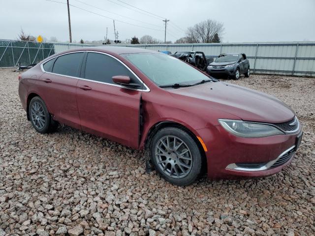 1C3CCCAB6FN591151 - 2015 CHRYSLER 200 LIMITED BURGUNDY photo 4