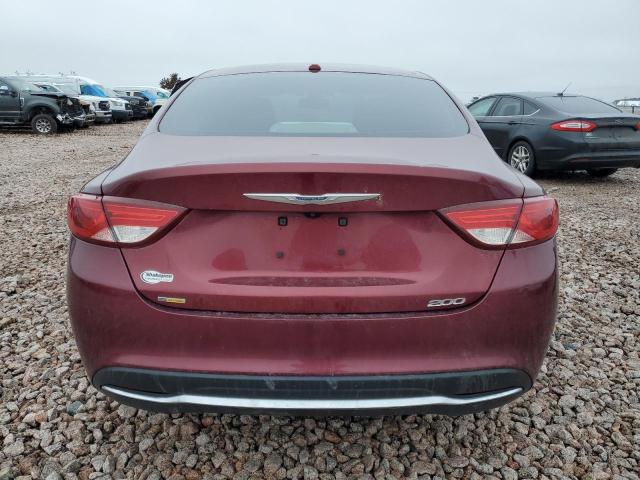 1C3CCCAB6FN591151 - 2015 CHRYSLER 200 LIMITED BURGUNDY photo 6