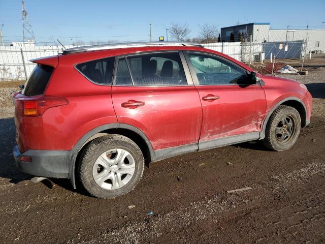 2T3BFREV2FW357782 - 2015 TOYOTA RAV4 LE RED photo 3