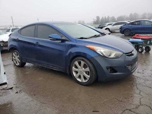 KMHDH4AE2DU692820 - 2013 HYUNDAI ELANTRA GLS BLUE photo 4